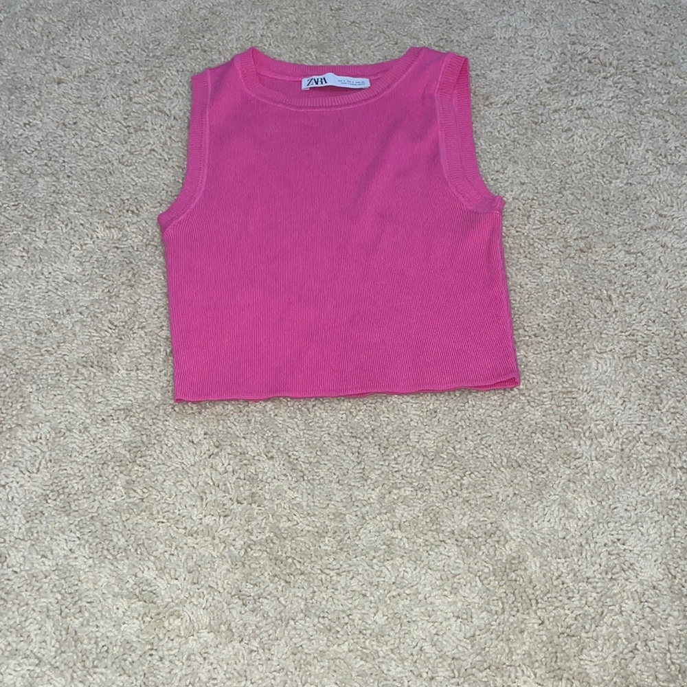 Zara pink tank top